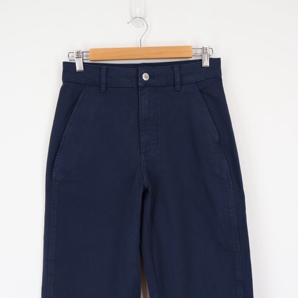 Everlane The Utility Barrel Pant Navy Blue Size 4 Regular NWOT - Picture 3 of 7